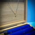 18CT YELLOW GOLD ITALIAN MADE INITIAL "S" NECKLACE