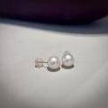 18CT YELLOW GOLD FRESHWATER PEARL STUD EARRINGS