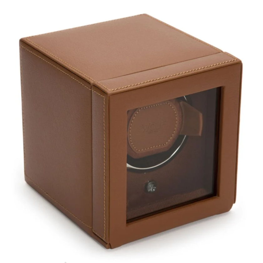 WOLF WATCH WINDER COGNAC