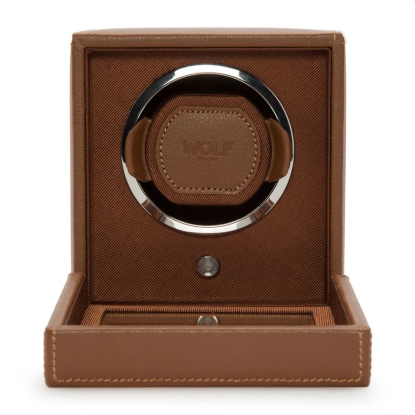 WOLF WATCH WINDER COGNAC