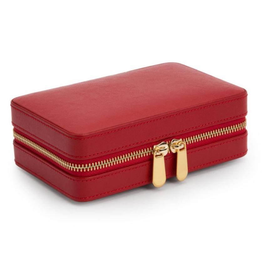 WOLF PALERMO ZIP CASE RED