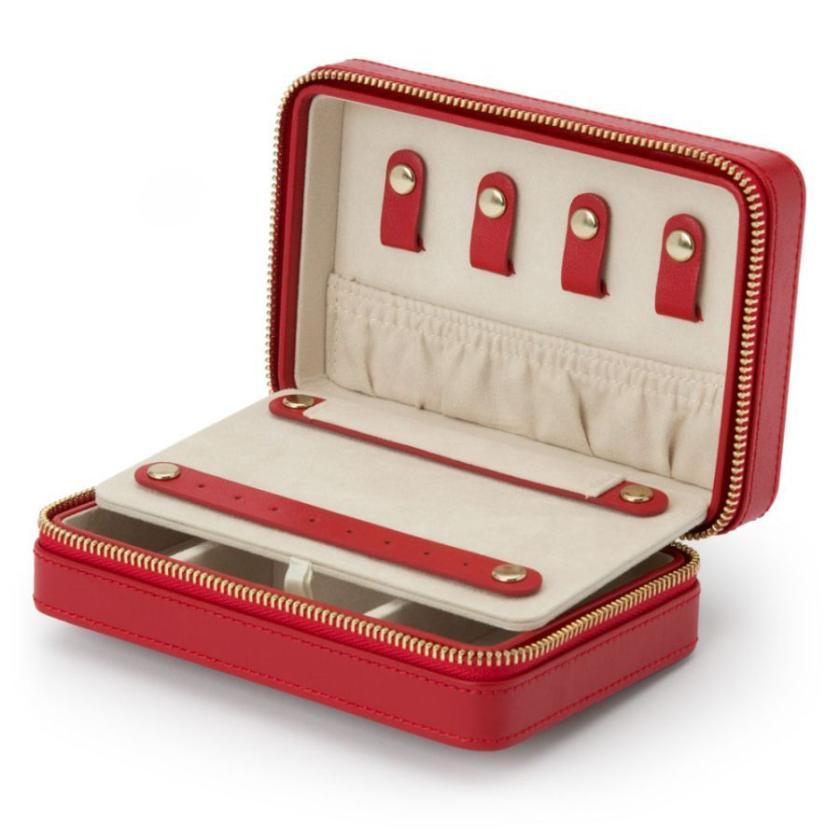 WOLF PALERMO ZIP CASE RED