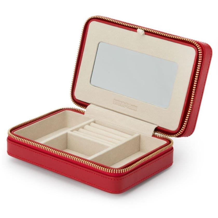 WOLF PALERMO ZIP CASE RED