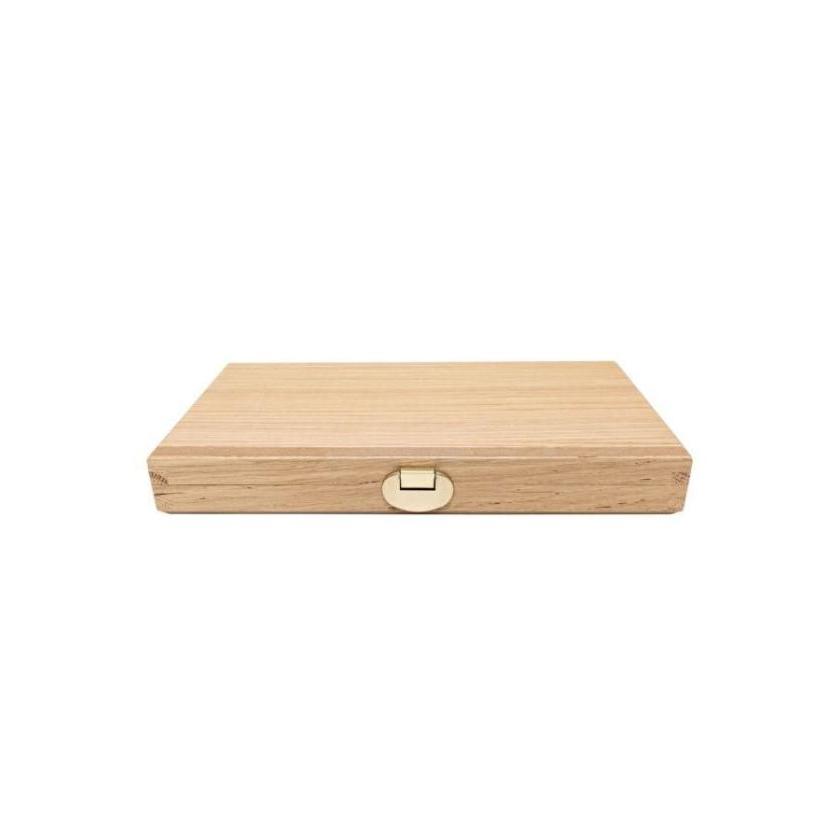 OAK CASE FOR SET OF 6 STEAK KNIVES