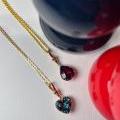 18ct Yellow Gold London Blue Topaz Pendant