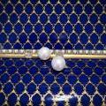 18CT YELLOW GOLD FRESHWATER PEARL STUD EARRINGS