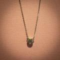 18CT WHITE GOLD BEZEL SET DIAMOND SOLITAIRE NECKLACE