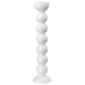 ADDISON ROSS 33CM WHITE BOBBIN CANDLESTICK