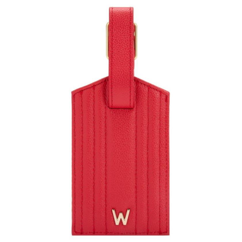 WOLF MIMI LUGGAGE TAG RED