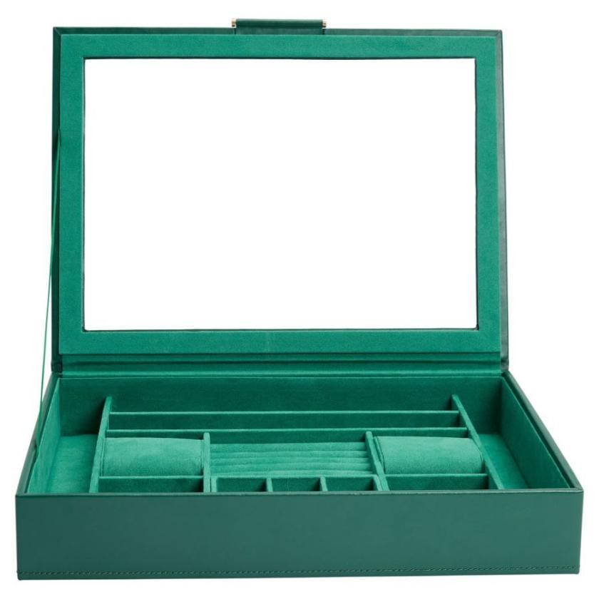 WOLF SOPHIA JEWELLERY BOX FOREST GREEN