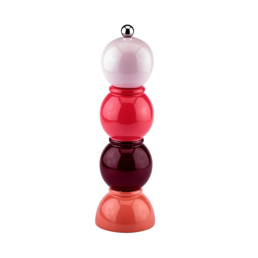 ADDISON ROSS 24CM PINK MULTI SALT OR PEPPER MILL