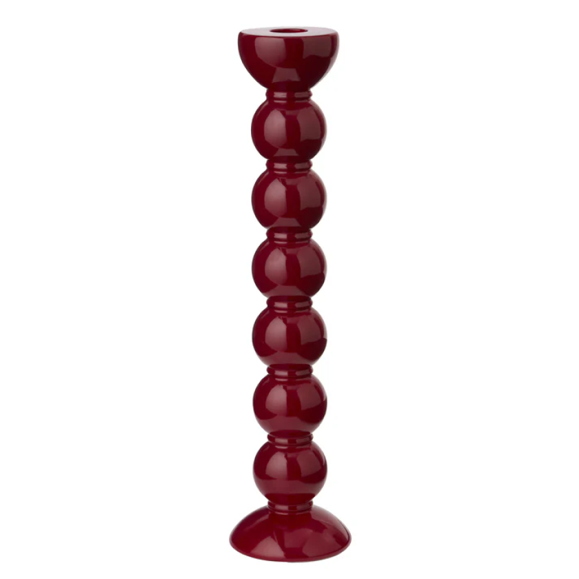 ADDISON ROSS 33CM CHERRY BOBBIN CANDLESTICK