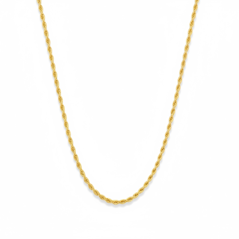 18CT Yellow Gold Fancy Link Chain