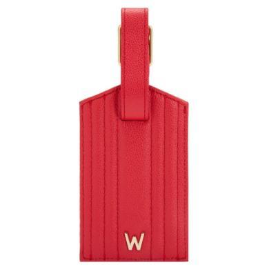 WOLF MIMI LUGGAGE TAG RED