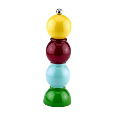 ADDISON ROSS 24CM YELLOW MULTI SALT OR PEPPER MILL
