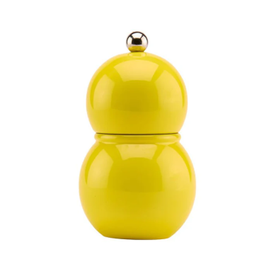 ADDISON ROSS 12CM YELLOW CHUBBIE SALT OR PEPPER MILL