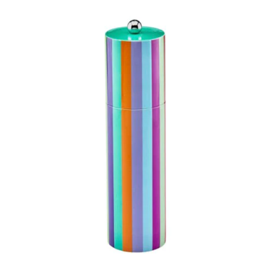 ADDISON ROSS 24CM MULTICOLOURED STRIPED SALT OR PEPPER MILL