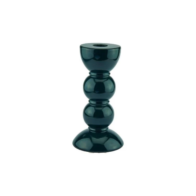 ADDISON ROSS 14CM GREEN BOBBIN CANDLESTICK