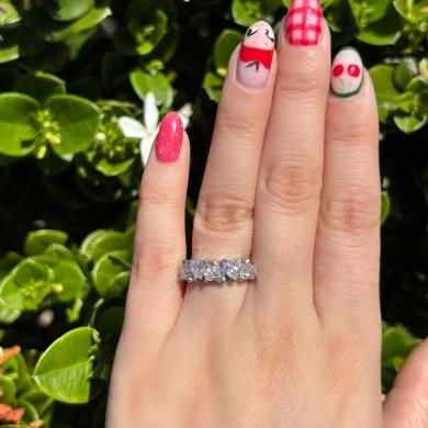 Platinum & Diamond Heart Ring